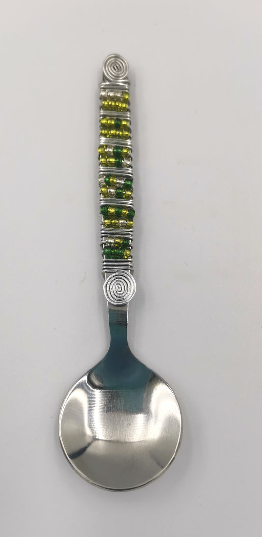 Beaded Metal Sugar Spoon