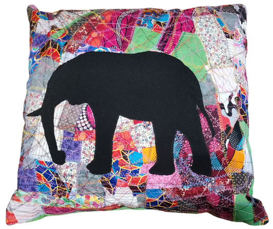 Handmade Elephant Cushion