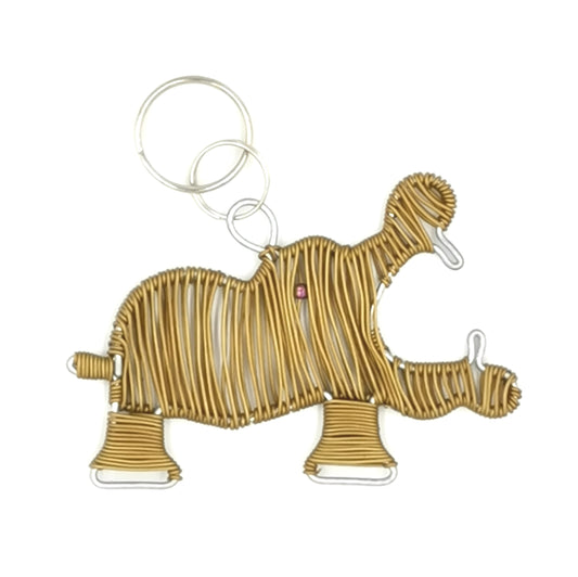 Hippo Scooby Wire Keyring