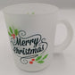 Merry Christmas Glass Mug