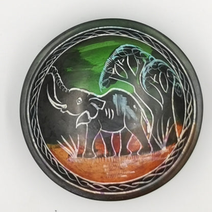 Elephant Soapstone Bowl - Small