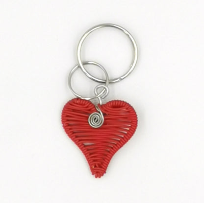 Heart Scooby Wire Keyring