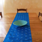Table Runner - Shweshwe Blue Twirl