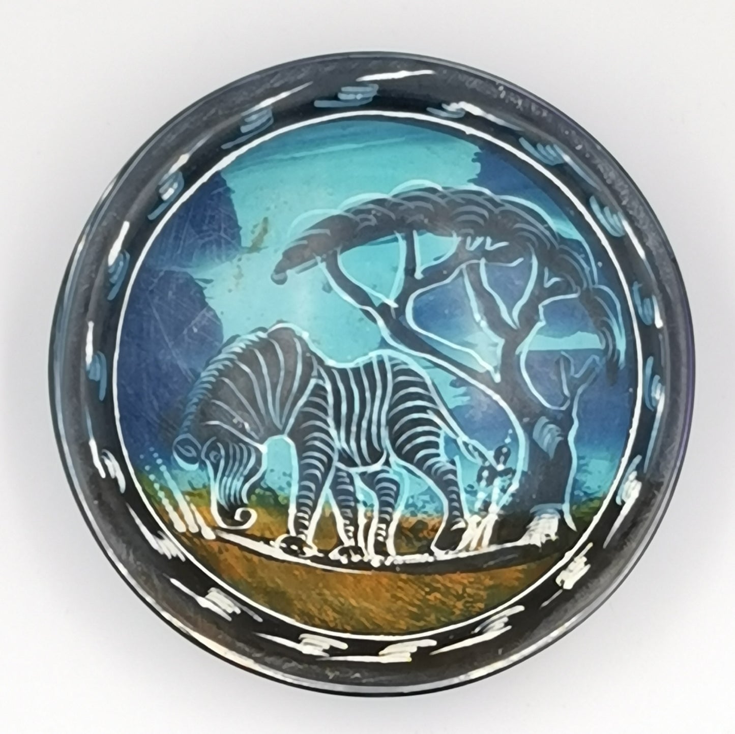 Zebra Soapstone Bowl - Small